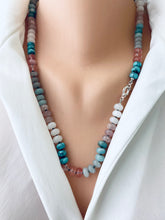 Charger l'image dans la galerie, hand knotted gemstone necklace