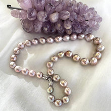 Charger l&#39;image dans la galerie, Fabulous Pink Lavender Edison Baroque Pearl Necklace, Silver or Gold
