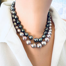 Charger l&#39;image dans la galerie, Fabulous Pink Lavender Edison Baroque Pearl Necklace, Silver or Gold
